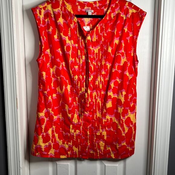 Gap Red and Yellow Sleeveless Top Size Small - Picture 2 of 9